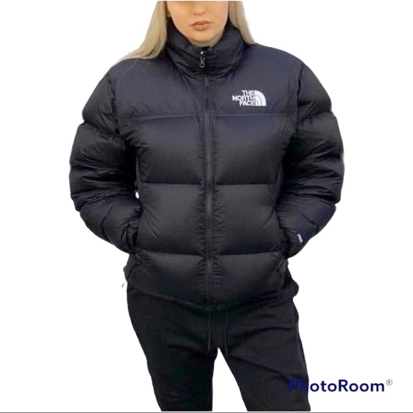 North Face Black Puffer Jacket - Picture 1 of 16